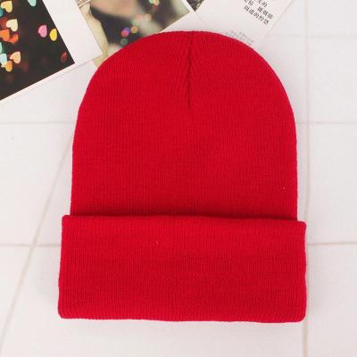 China Hot Sale Best Quality Custom Winter Beanie Knitted Hat for sale