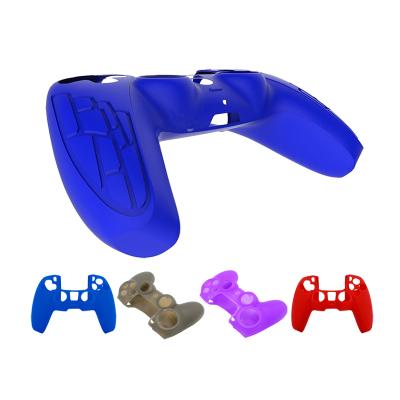 China Low MOQ High Quality Transparent Silicone Cover Skin For Ps5 Controller Protective Shell Case for sale