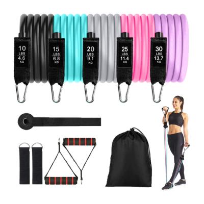 China Durable Good Quality 150lbS Resistance Tube Bands Hot Sale Latex Tube Resistance Bands for sale