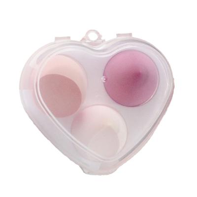 China Plastic Box Recyclable Private Label Holder Powder Base Makeup Sponge Packaging for sale