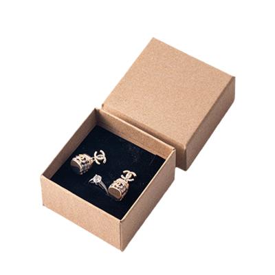 China Recycled Materials Wholesale Custom Earrings Folding Earring Watch Nail Display Holder Ring Box Paper Jewelry Storage for sale