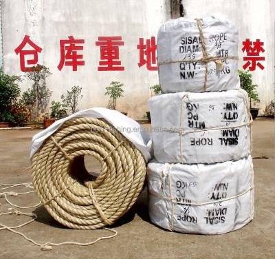 China Natural fiber material and twist sisal packing rope for sale