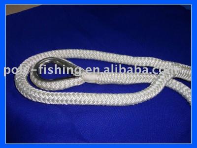 China Skiing/Climbing/Jumping Nylon Braided Rope And So On Double Rope With Loop for sale