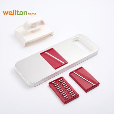 China Viable Vegetable Julienne Cutting Slicer 3 in 1 for Kitchen Potato Carrot Cutter with Food Holder for sale