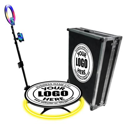 China Custom 360 Photo Booth Professional 360 Photo Booth 360 Photo Booth Joy Full Price Full Metal/RGB LED Glass Hot Sales Products Products for sale