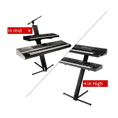 China Fits to yamaha Beautiful Design Aluminum With Plastic Parts Keyboard Piano Stand for sale