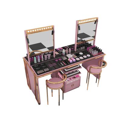 China Stylish Hot Selling Cosmetic Display Furniture For Makeup Vanity Table for sale