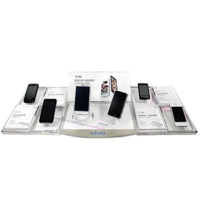 China Stylish Acrylic Countertop Retail Phone Display Stand For Cell Phone Shop for sale