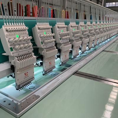 China SHENSHILEI   High Speed Embroidery Machine Computerized With Glass Table for sale