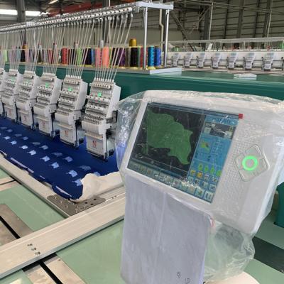 China SHENSHILEI Super High Speed Multi-Function Computerized Embroidery Machines With Glass Table for sale