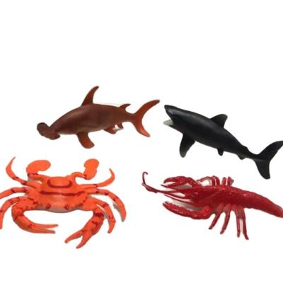 China Factory hot sale PVC animal toys ocean shark toys PVC sea animal toys HY102 for sale