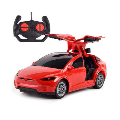 China High Quality RC Hobby Remote Control Car With Open Door Cold Light Headlight Remote Control Car for sale