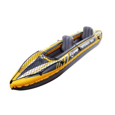 China PVC Zray Double Inflatable Canoe Fish Boat PVC For 2 Person for sale