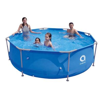 China Family Swimming Pool 10 Feet Large Size Pool Around Steel Frame Swimming Pools Jilong Avenli Pools With Pump And Filter for sale