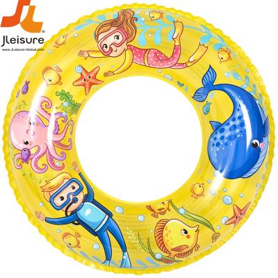 China Outdoor Water Fun Sea World Ring Water Sports Outdoor Inflatable Pool Floating Swimming Toys For Kids for sale