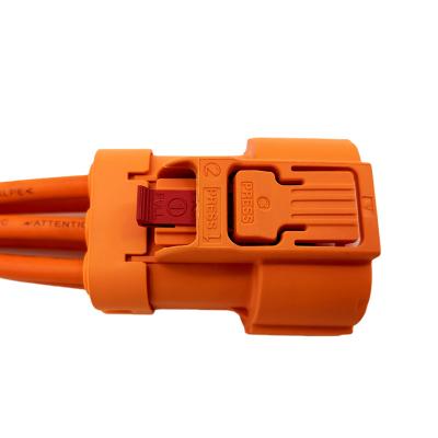 China CNST Power Safety Connector HVIL 6 Pin New Energy Vehicle High Voltage Connector Plug In Socket for sale