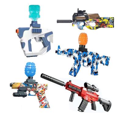 China Rich Fire Rechargeable Mini Pistol Gel Blaster Eco-friendly Material Sandblaster For Kids Toy Automatic Gel Ball Blaster Gun for sale