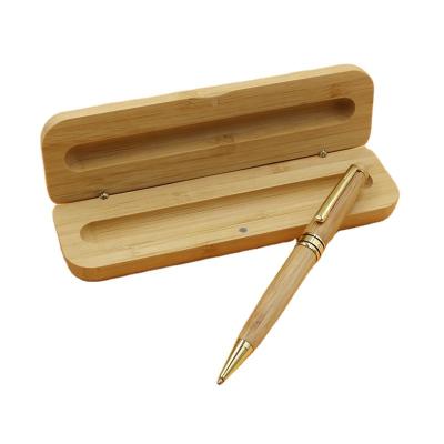 China Schools & Eco-Friendly Wooden Wooden Box Offices Custom Fountain Pen Bamboo Pen Box for sale