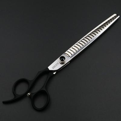 China 8 Inch Professional Left Handed Dogs Scissors for Pet Grooming Hair Thinning Shears for sale