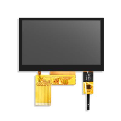 중국 4.3 inch 800*480 40PIN all view IPS tft LCD display with capacitive touch panel module wide view screen 판매용