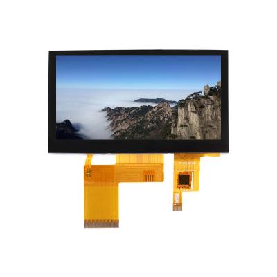 중국 4.3 inch tft LCD display with capacitive touch panel rich color module wide view screen 판매용