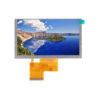중국 low price 5 inch square tft lcd display 800*480 high pixel RGB module with touch panel 판매용
