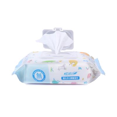 China Eco-friendly scented baby wipes, suitable for sensitive skin on hands, face, bottom for sale