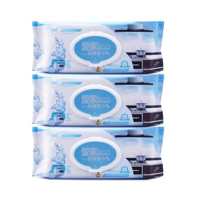 China Plain Eco-Friendly Non-Alcoholic Spunlace Woven Wet Wipes Mopping OEM Printing Custom Private Label Disposable Floor Mop Cloth Cloth for sale