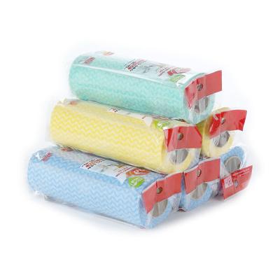 China Sustainable Disposable Dish Cleaning Towel Kitchen Cloth Multi-Use Countertop Sponge Cloths for sale