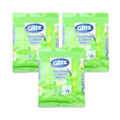 China Shijie Eco-friendly 15 Years Manufacturer 10PCS Pattern 10 Wave Mesh Fabric Household Cleaning Wipes Disposable Cloth Wipes for sale