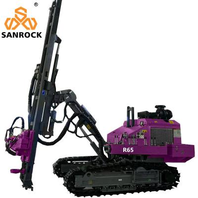 China Crawler Hydraulic DTH Drilling Rig Borehole 35m Deep For Ore for sale