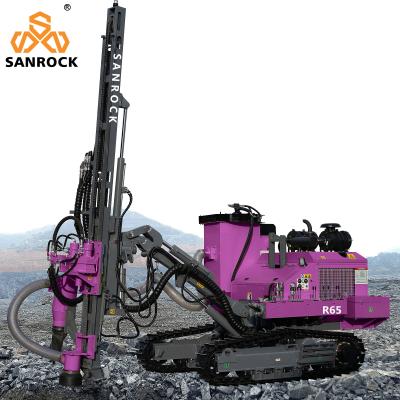 China Rotary Blasthole DTH Drilling Machine Depth 35m Mining Hydraulic Drilling Rig for sale