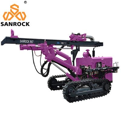 China Portable Blast Hole DTH Drilling Machine Hydraulic Mining Rotary DTH Drilling Rig for sale