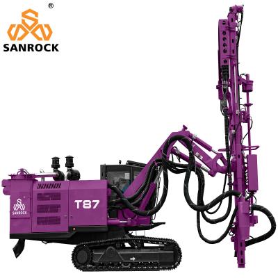 중국 Crawler Top Hammer Drill Rig Hydraulic DTH Drilling Rig With Automatic Rod Changing System 판매용