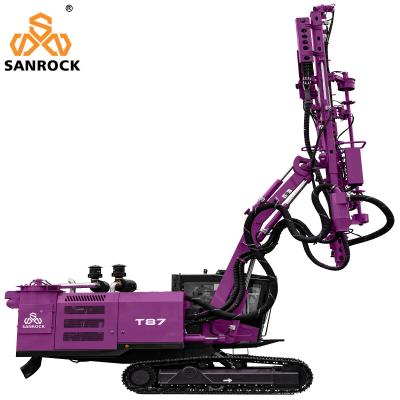 China Top Hammer Hydraulic Drilling Rig Blast Hole 24m Deep Crawler Mining DTH Drilling Rig for sale