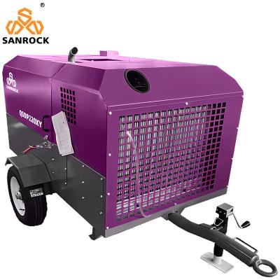 China Manufacturer Screw Air Compressor Machine Mobile Mining  Small Screw Air Compressor for sale