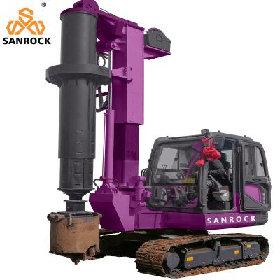 China Small Rotary Drilling Rig Equipment Hydraulic Borehole Pile Machine Rotary Drilling Rig for sale