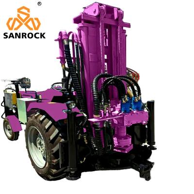 Cina Tractor Mounted Water Well Drilling Rig Hydraulic Borehole Water Well Drill Machine in vendita