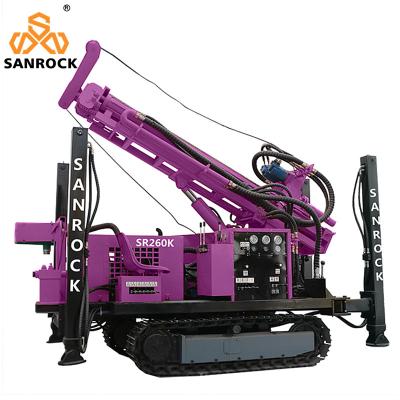 China Crawler Water Well Drilling Rig Hydraulic Borehole Drill Machine With 3.0m Drill Rod for sale