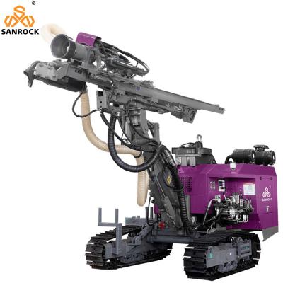 China Top Hammer Hard Rock Mining Hydraulic DTH Drill Rig with 22kw Max.Impulse Power for sale