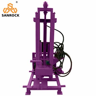 China Portable Water Well Drilling Rig for Deep Water Drilling 75-300mm Drilling Diameter for sale