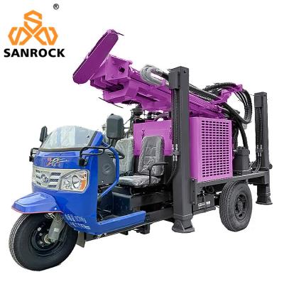 China Portable Water Well Drilling Rig with Diesel Engine and 45-70rpm Rotation Speed for sale