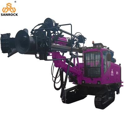 China Hydraulisches Bohrgerät Bergbau DTH Bohrmaschine Arbeitsdruck 20 Bar Crawler Bohrgerät zu verkaufen