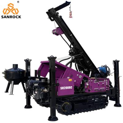 China Reverse Circulation Drilling Rig Hydraulic RC Drilling Machine Depth 200m Exploration Core Drilling Rig for sale