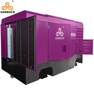 China 35m3/min SANROCK Portable Screw Air Compressor Machine Mining Direct Driven Screw Air Compressor For Sale for sale