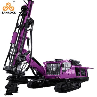 China Crawler Diesel Drilling Rig Automatic Integrated DTH Drill Rig Mining Hydraulic Drilling Rig for sale