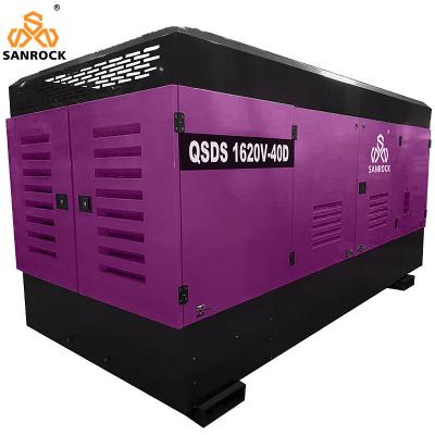 China Diesel Air Compressor Screw High Pressure Air Compressor Machine For Mining for sale