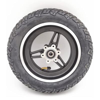 China Durable 85/65-6.5 Inflatable Front Wheel Complete Set For KUGOO G2 Pro 10 Inch Electric Scooter Tire Aluminum Alloy Wheel Parts for sale