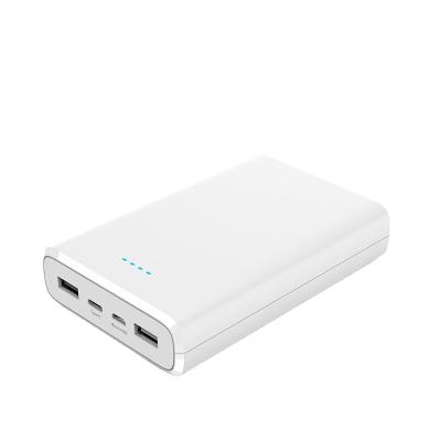 China Public places mini size usb bank 20000mah phone output power charge dual high capacity power bank for sale