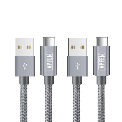 China Fast Charging Speed ​​1m, 2m, 3m Zinc Alloy Connector Heat Resistant Type C Cable Fast Charging Data Transfer For Phone Charging for sale